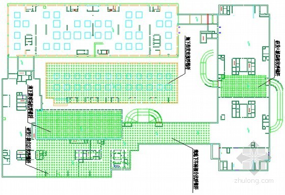 [北京]地下室抗浮锚杆施工方案-地下室抗浮锚杆布置 