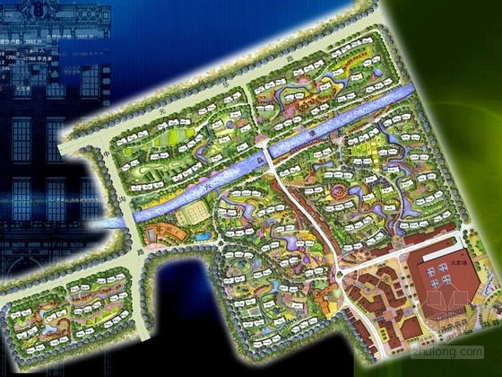 欧万阿克海湾住宅资料下载-[上海]海湾小城住宅景观设计方案