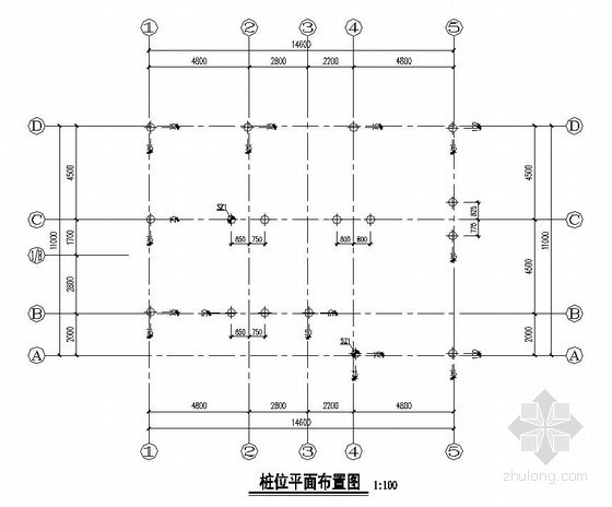 公园景观施工结构资料下载-[江苏]二层框架公园景观办公楼结构施工图