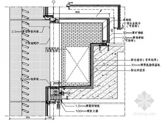 铝单板包柱CAD资料下载-[浙江]高层商务办公楼幕墙工程施工方案（玻璃幕墙 瓷板幕墙）