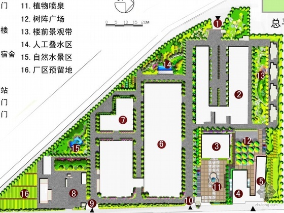 南宋临安资料下载-临安市公司厂区环境景观设计