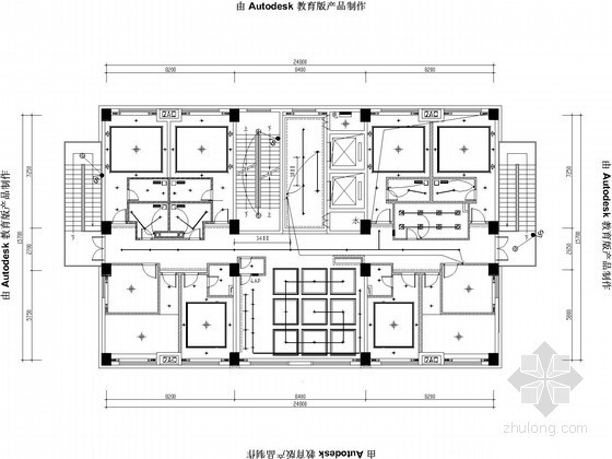 四川酒店装饰资料下载-[四川]酒店装修工程强电系统施工图纸（含给排水）