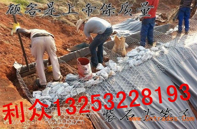 格网cad图纸资料下载-堤坝护岸生态格网 5%锌铝合金pvc涂塑生态格网箱