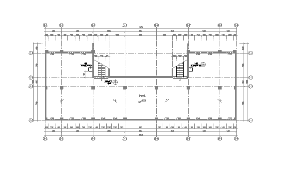 宿舍楼平面图建筑设计资料下载-多层学生宿舍楼建筑技术平面图图纸