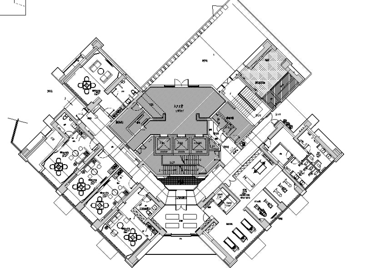 CAD私人会所设计平面图资料下载-CCD知名地产城润府会所设计方案+效果图+CAD平面图