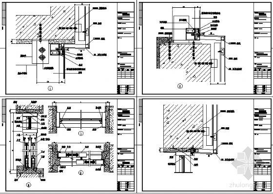 幕墙图集资料下载-[金庐软件园]某大厦铝板幕墙节点图