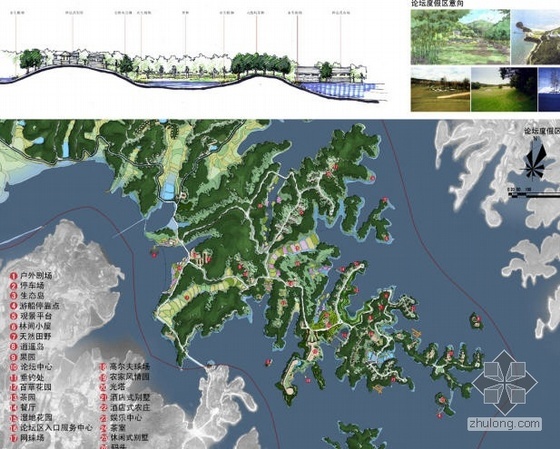 景区环境生态规划资料下载-武汉某生态风景区规划设计