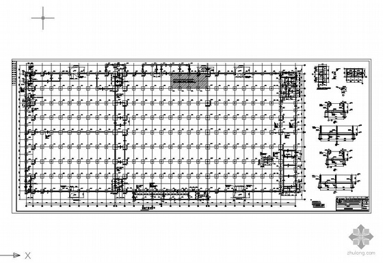 浙江多层物流厂房建筑图资料下载-重庆某大型多层厂房全套结构施工图