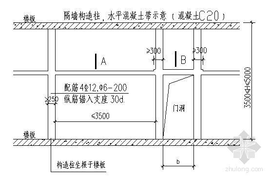 地下室填充墙施工方案资料下载-北京某住宅填充墙砌筑施工方案