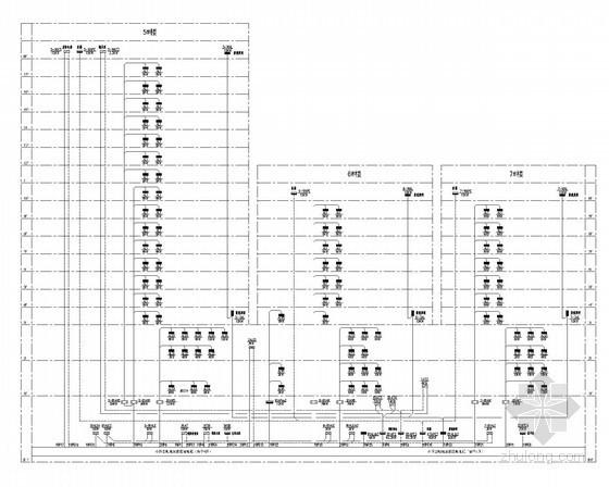 [江西]高层商住楼强弱电施工图（最新设计规范）-配电干线系统图 