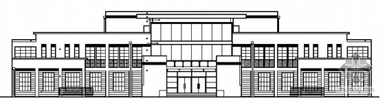 福建三层机关办公楼建筑施工图资料下载-[成都]某三层办公楼建筑施工图