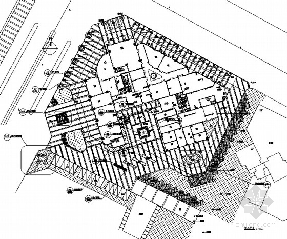 室外附属景观施工图资料下载-[广西]高级公寓环境景观绿化施工图