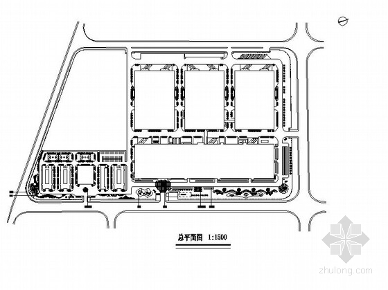 工业园区景观绿化设计资料下载-[无锡]工业园区景观设计施工图