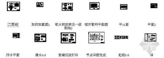 给水厂平面高程布置图资料下载-[本科]某市给水厂初扩工艺设计图