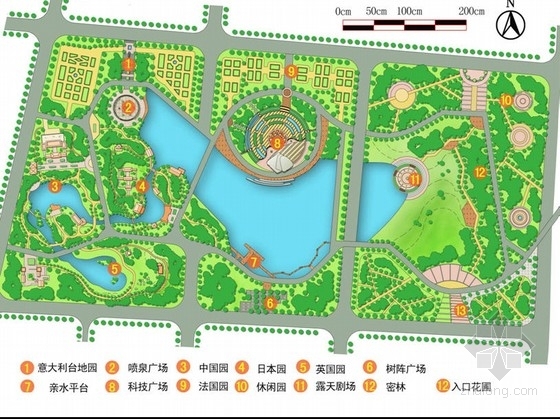 科技园区景观方案资料下载-[南京]生态科技园区景观规划设计方案