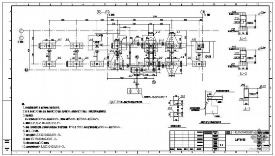 方形料仓施工图资料下载-江阴某炼钢工程2#RH料仓基础及变压器室结构施工图