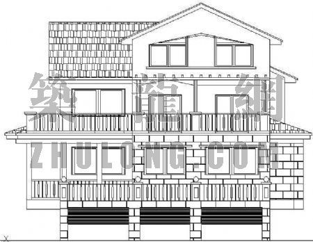 上海建筑CAD建筑图资料下载-别墅建筑图