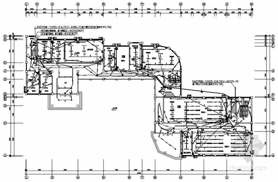 学校综合楼CAD图纸资料下载-某学校综合楼电气施工图纸