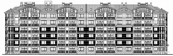 坡屋顶住宅小区住宅资料下载-[蚌埠]某住宅小区六层住宅楼建筑结构水电燃施工图