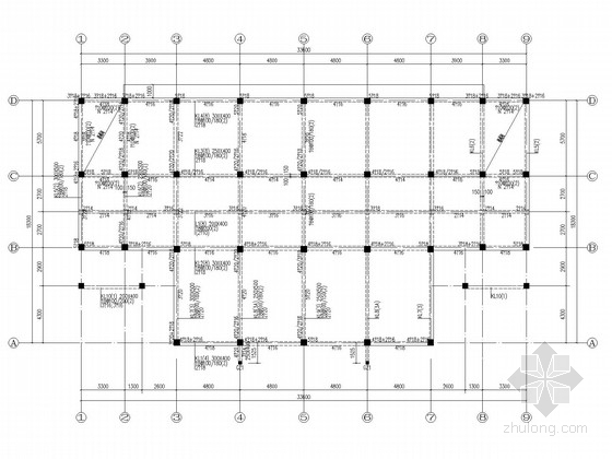 地基基础教学资料下载-三层幼儿园混凝土框架结构施工图