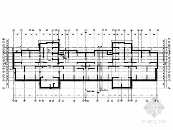 33层建筑建筑图资料下载-[西宁]33层剪力墙结构住宅楼结构施工图（地下三层）