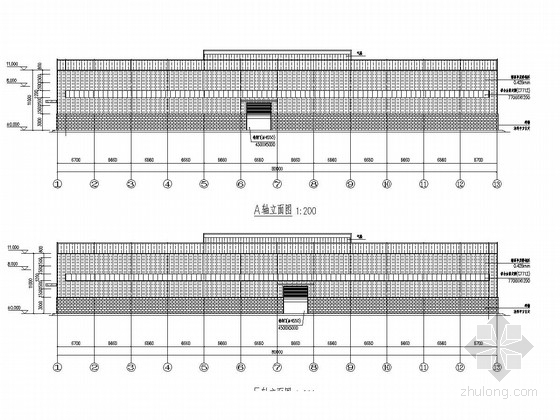 42m门式钢架施工图资料下载-[江苏]单层门式钢架厂房结构施工图