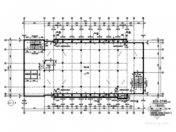 [陕西]5层现代风格市级附属医院肝病治疗中心建筑施工图-5层现代风格市级附属医院肝病治疗中心平面图