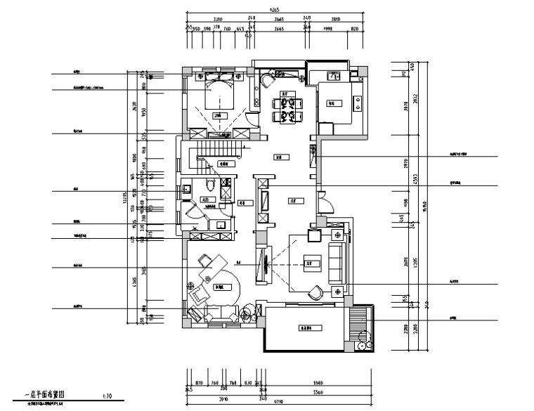 农村二层住宅设计资料下载-[浙江]美式乡村新古典住宅设计施工图（附效果图）