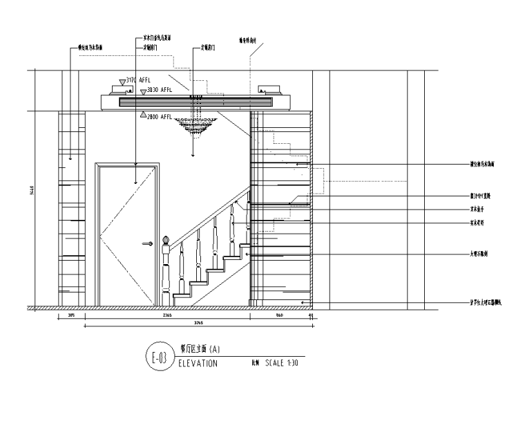 两层别墅设计设计资料下载-[青海]某两层别墅室内设计施工图及效果图