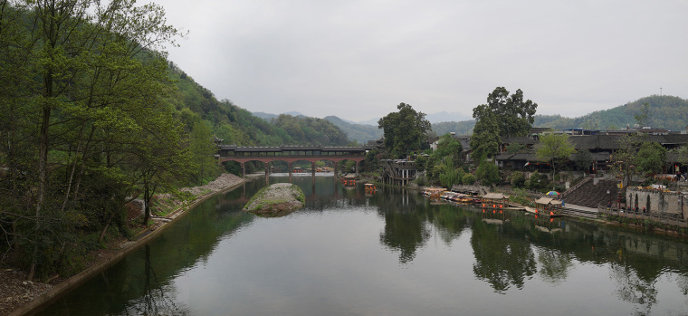 崇州街子古镇梅驿广场和青鸾公园实景图 (8)