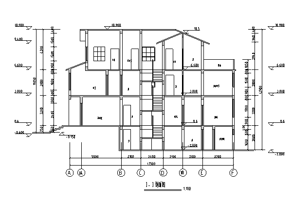 [合集]50套多层别墅建筑施工图（部分图纸含效果图）-50套多层别墅建筑施工图（部分图纸含效果图）