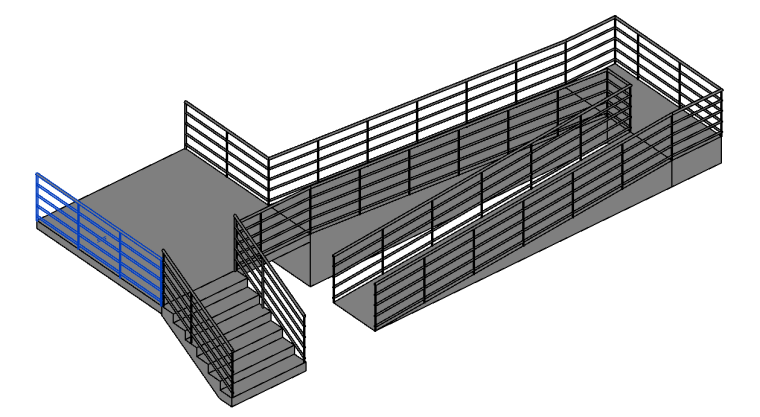 su模型坡道资料下载-第五次作业：楼梯坡道