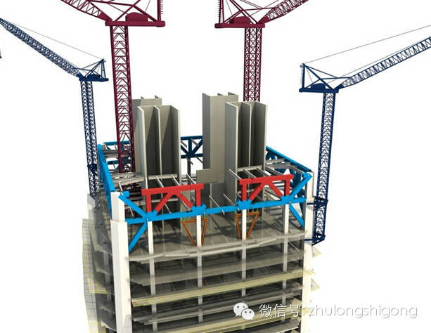 北方第一高楼钢结构施工流程图赏（三维效果图）-5.jpg