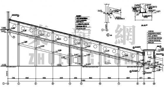 空中栈桥结构设计资料下载-某输煤栈桥钢砼框架结构设计