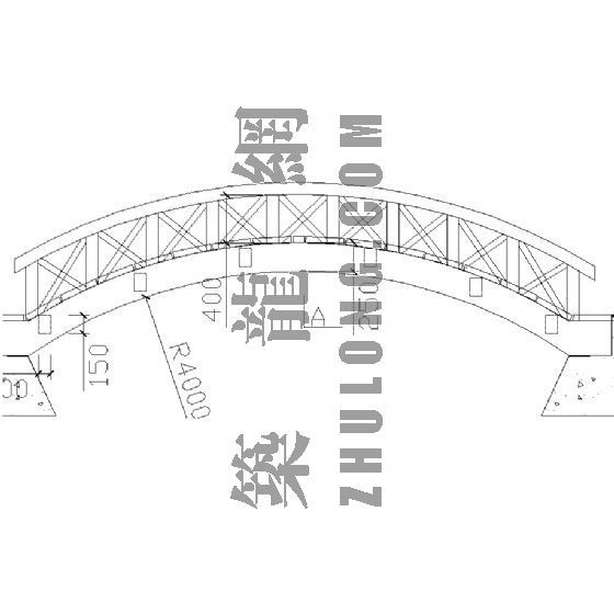 景观小木桥施工图资料下载-景观木桥施工详图