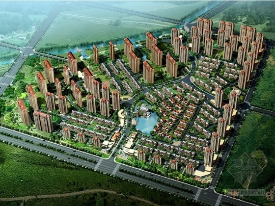 城市住宅区改造资料下载-[辽宁]现代风格住宅区规划及单体方案文本