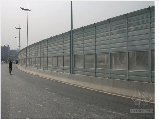 轻钢龙骨隔音墙施工图资料下载-高速公路声屏障施工图（高2米～2.5米）