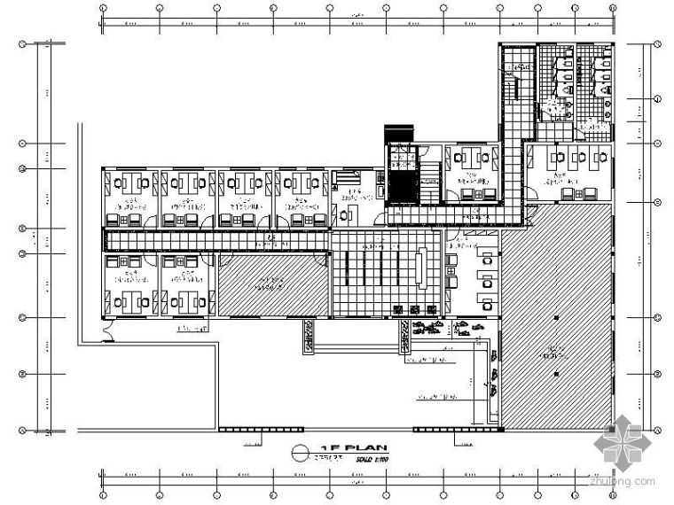 总工会办公楼毕业设计资料下载-[苏州]某总工会办公空间装修图