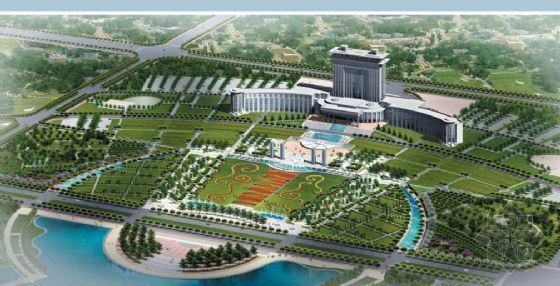 市政广场绿化施工图资料下载-新疆石河子市政广场设计方案