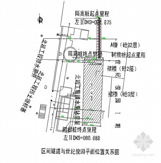 道路中间隔离护栏图片资料下载-[云南]地铁区间隔离桩施工方案（旋挖钻孔灌注桩）