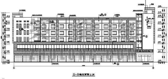 六层宾馆建筑施工图资料下载-[广元市]某六层酒店建筑施工图