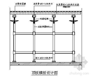 6012基础方案资料下载-北京某住宅楼模板工程施工方案（长城杯 多层板）