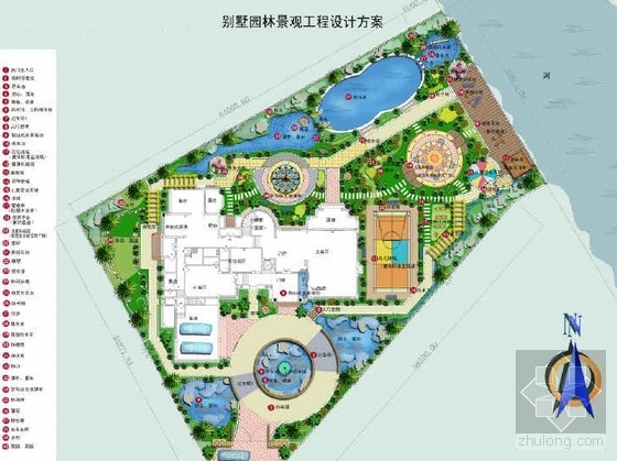 长沙凤凰城景观设计资料下载-长沙别墅景观设计图