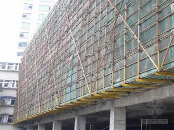 六层住宅楼计算书资料下载-[四川]高层剪力墙结构住宅楼型钢悬挑脚手架施工方案