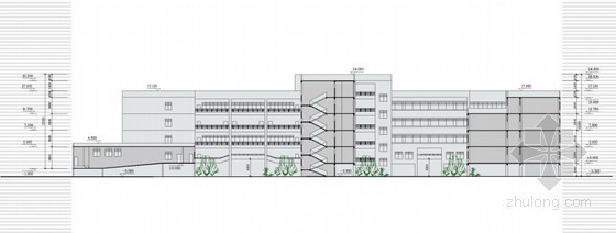 [福州]某学院投标方案-信息计算中心-立面 