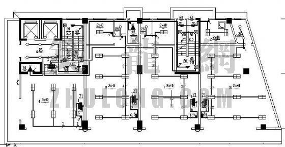 办公楼电气设计图纸资料下载-高层办公楼电气设计图纸