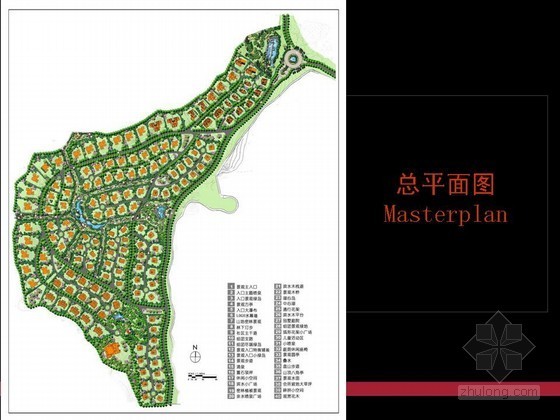 山地别墅设计方案图资料下载-[济南]高尔夫别墅区景观设计方案