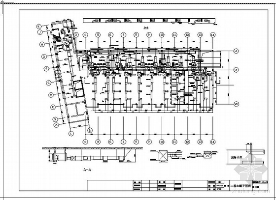 中央空调高效机房设计图资料下载-科技楼中央空调设计图