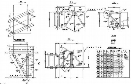 拱桥风撑设计资料下载-380m中承式钢管混凝土系杆拱桥风撑和临风撑构造节点详图设计
