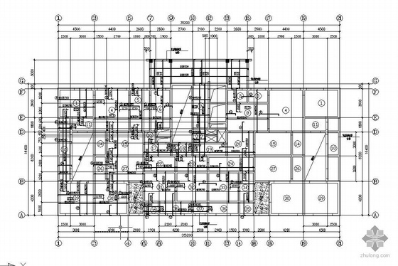 剪力墙结构施工图全套资料下载-某25层剪力墙结构（高位转换）住宅全套施工图